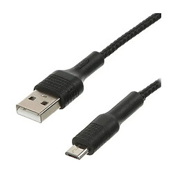 USB кабель XO NB51, MicroUSB, 1.0 м., Чорний