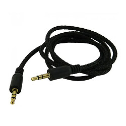 AUX кабель WALKER H205, 3,5 мм., Чорний