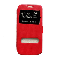 Чехол (книжка) Samsung J330F Galaxy J3 Duos, MODERN, Красный