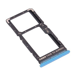 Держатель SIM-карты Xiaomi POCO M4 Pro 5G, С разъемом на карту памяти, Синий