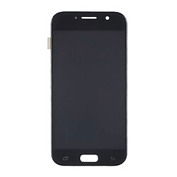 Дисплей (екран) Samsung A520 Galaxy A5 Duos, З сенсорним склом, Без рамки, Amoled, Чорний