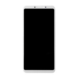 Дисплей (екран) Xiaomi Mi Max 3, High quality, З рамкою, З сенсорним склом, Білий
