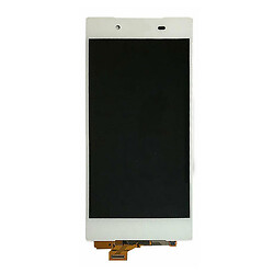 Дисплей (екран) Sony E6603 Xperia Z5 / E6633 Xperia Z5 / E6653 Xperia Z5 / E6683 Xperia Z5 Dual, Original (PRC), З сенсорним склом, З рамкою, Білий