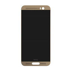 Дисплей (екран) HTC One M9 Plus, High quality, З рамкою, З сенсорним склом, Золотий