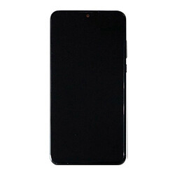 Дисплей (екран) Huawei Nova 4e / P30 Lite, High quality, З рамкою, З сенсорним склом, Чорний