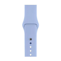 Ремінець Apple Watch 38 / Watch 40, Silicone Band, Бузковий Крем, Бузковий