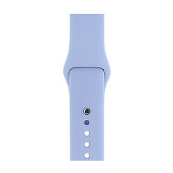 Ремінець Apple Watch 42 / Watch 44, Silicone Band, Бузковий крем, Бузковий
