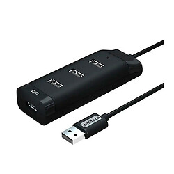 USB Hub DM CHB006, USB, Чорний