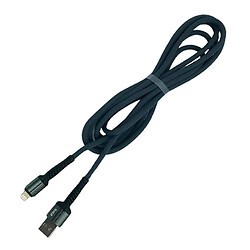 USB кабель EMY MY-452-2 Apple iPhone 12 Mini / iPhone 12 Pro Max / iPhone 12 Pro / iPhone 12 / iPhone SE 2020 / iPad PRO 9.7 2018 / iPhone 11 Pro Max / iPhone 11 Pro / iPhone 11 / iPad Pro 11 2019 / iPad Pro 11 2018, Lightning, 2.0 м., Чорний