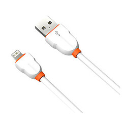 USB кабель LDNIO LS-02 Apple iPhone SE 2022 / iPhone 14 Pro Max / iPhone 14 Plus / iPhone 14 Pro / iPhone 14 / iPhone 13 Pro / iPhone 13 Mini / iPhone 13 / iPhone 13 Pro Max / iPhone 12 Mini / iPhone 12 Pro Max / iPhone 12 Pro, Lightning, 2.0 м., Белый