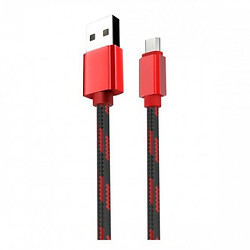 USB кабель LDNIO LS-23, MicroUSB, 1.0 м., Красный