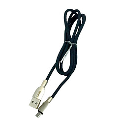 USB кабель LDNIO LS-411, MicroUSB, 1.0 м., Чорний