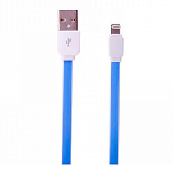 USB кабель LDNIO XS-07 Apple iPhone SE 2022 / iPhone 14 Pro Max / iPhone 14 Plus / iPhone 14 Pro / iPhone 14 / iPhone 13 Pro / iPhone 13 Mini / iPhone 13 / iPhone 13 Pro Max / iPhone 12 Mini / iPhone 12 Pro Max, Lightning, 1.0 м., Блакитний