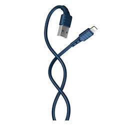 USB кабель Remax RC-179i Apple iPhone SE 2022 / iPhone 14 Pro Max / iPhone 14 Plus / iPhone 14 Pro / iPhone 14 / iPhone 13 Pro / iPhone 13 Mini / iPhone 13 / iPhone 13 Pro Max / iPhone 12 Mini / iPhone 12 Pro Max, Lightning, 1.0 м., Блакитний