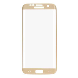 Захисне скло Samsung A750 Galaxy A7, Full Cover, 3D, Золотий