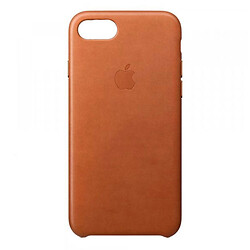 Чехол (накладка) Apple iPhone 7 / iPhone 8 / iPhone SE 2020, Leather Case Color, Saddle Brown, Коричневый