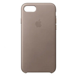 Чохол (накладка) Apple iPhone 7 / iPhone 8 / iPhone SE 2020, Leather Case Color, Taupe, Сірий