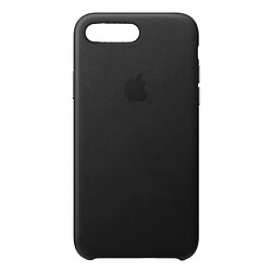 Чохол (накладка) Apple iPhone 7 Plus / iPhone 8 Plus, Leather Case Color, Чорний