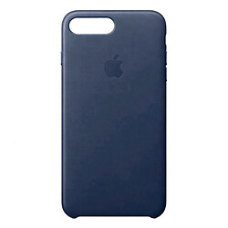 Чохол (накладка) Apple iPhone 7 Plus / iPhone 8 Plus, Leather Case Color, Midnight Blue, Блакитний