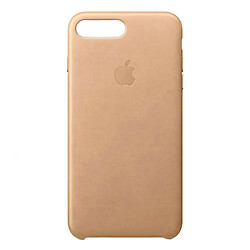Чохол (накладка) Apple iPhone 7 Plus / iPhone 8 Plus, Leather Case Color, Бежевий