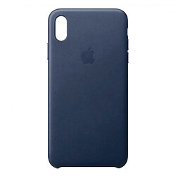 Чехол (накладка) Apple iPhone X / iPhone XS, Leather Case Color, Midnight Blue, Голубой