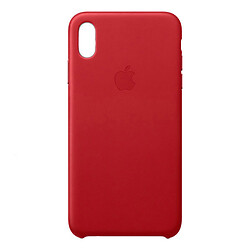 Чохол (накладка) Apple iPhone X / iPhone XS, Leather Case Color, Червоний