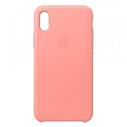 Чохол (накладка) Apple iPhone X / iPhone XS, Leather Case Color, Soft Pink, Рожевий