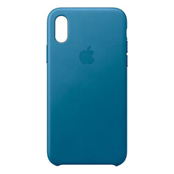 Чохол (накладка) Apple iPhone XS Max, Leather Case Color, Cape Cod Blue, Блакитний