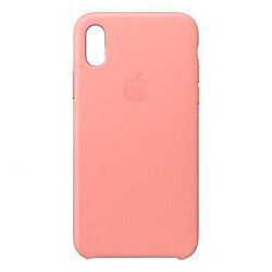 Чохол (накладка) Apple iPhone XS Max, Leather Case Color, Soft Pink, Рожевий