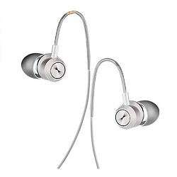 Наушники Joyroom JR-EM200, С микрофоном, Серебряный
