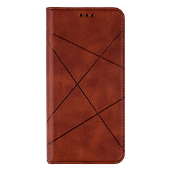 Чохол (книжка) Samsung A325 Galaxy A32, Business Leather, Коричневий