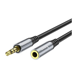 AUX кабель Hoco UPA20, 3,5 мм., 2.0 м., Срібний