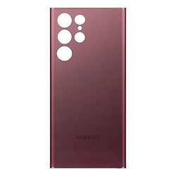 Задня кришка Samsung S908 Galaxy S22 Ultra, High quality, Бордовий