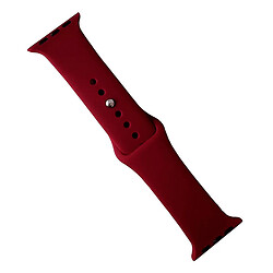 Ремешок Apple Watch 38 / Watch 40, Silicone WatchBand, Wine Red, Красный