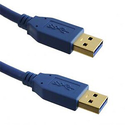 Кабель USBA-plug - USBA-plug, USB 3.0, длина 1,2м (KLS17-UCP-01-1.2M-L)