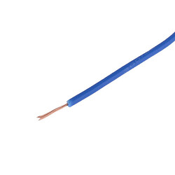 Провід багатожильний 1мм2 (32xD0,20мм, мідь) синій, PVC (RV1-32/0.20-CU-L)