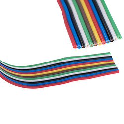 Шлейф TLWY12/0.20-BQ Cable (кабель стрічковий багатобарвний 12х0,20мм.кв., Cu, PVC, 300V)