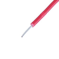 Провод многожильный 0,12мм2 (7xD0,15мм, луженая медь) красный, PVC (AVR0.12-7/0.15-TCU-R)