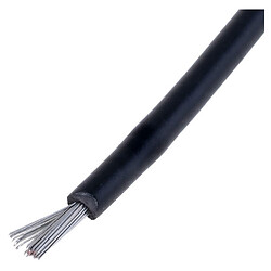 Провод многожильный 0,50мм2 (28xD0,15мм, луженая медь) черный, PVC (RV0.5-28/0.15-TCU-B)
