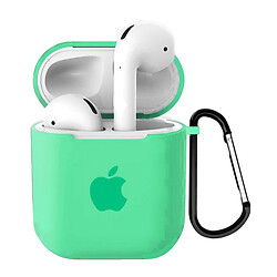 Чохол (накладка) Apple AirPods / AirPods 2, Silicone Classic Case, М'ятний