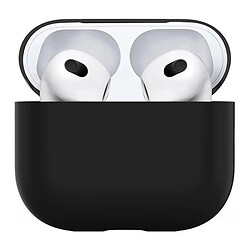 Чехол (накладка) Apple AirPods 3, Silicone Classic Case, Черный