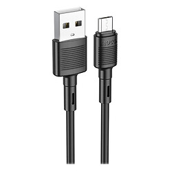 USB кабель Hoco X83, MicroUSB, 1.0 м., Черный