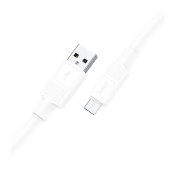 USB кабель Hoco X84, MicroUSB, 1.0 м., Белый