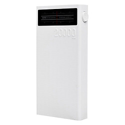 Портативна батарея (Power Bank) Remax RPP-102, 20000 mAh, Білий