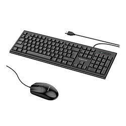 Клавиатура и мышь Borofone BG6, Черный