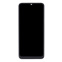 Дисплей (екран) Motorola XT2155 Moto E20, Original (100%), З сенсорним склом, З рамкою, Чорний