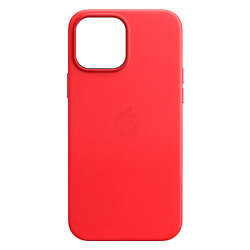 Чохол (накладка) Apple iPhone 14 Plus, Leather Case Color, Crimson, Червоний