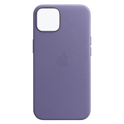 Чохол (накладка) Apple iPhone 14 Plus, Leather Case Color, Фіолетовий
