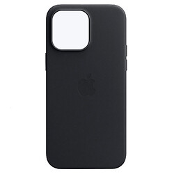 Чехол (накладка) Apple iPhone 14 Pro Max, Leather Case Color, Midnight, Черный