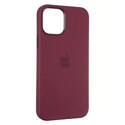 Чохол (накладка) Apple iPhone 12 Pro Max, Original Silicon Case, Plum, MagSafe, Червоний